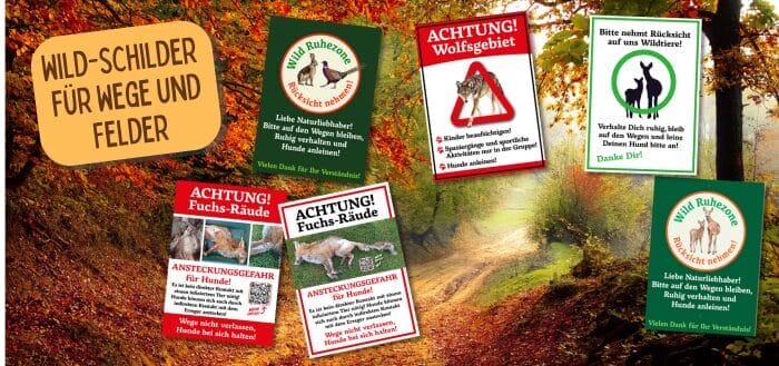 WildSchilder für Wege und Felder Hinweis-Schilder für Wege und Felder